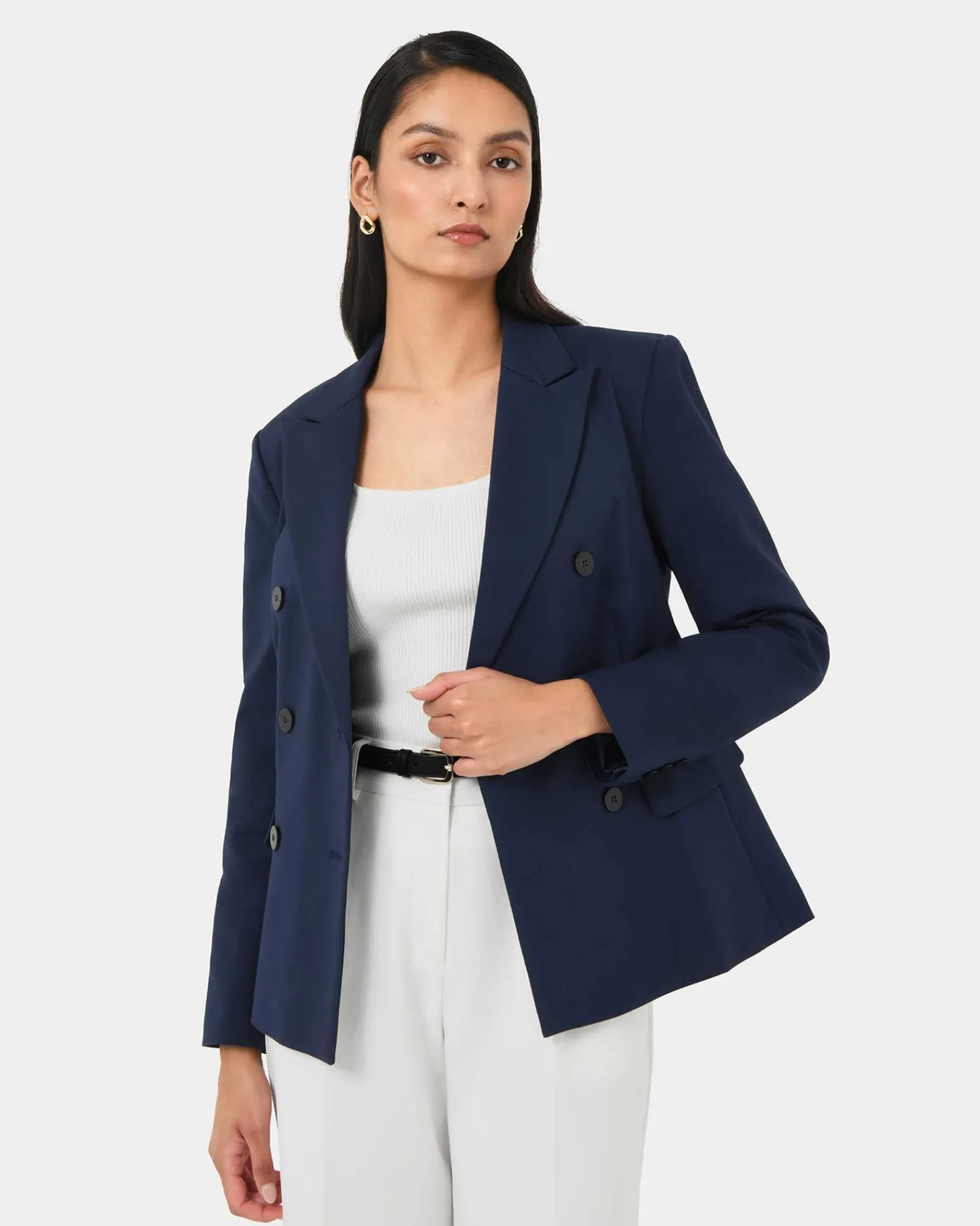 Forcast Safira Double Breasted Blazer* Jackets & Blazers|Matching Sets