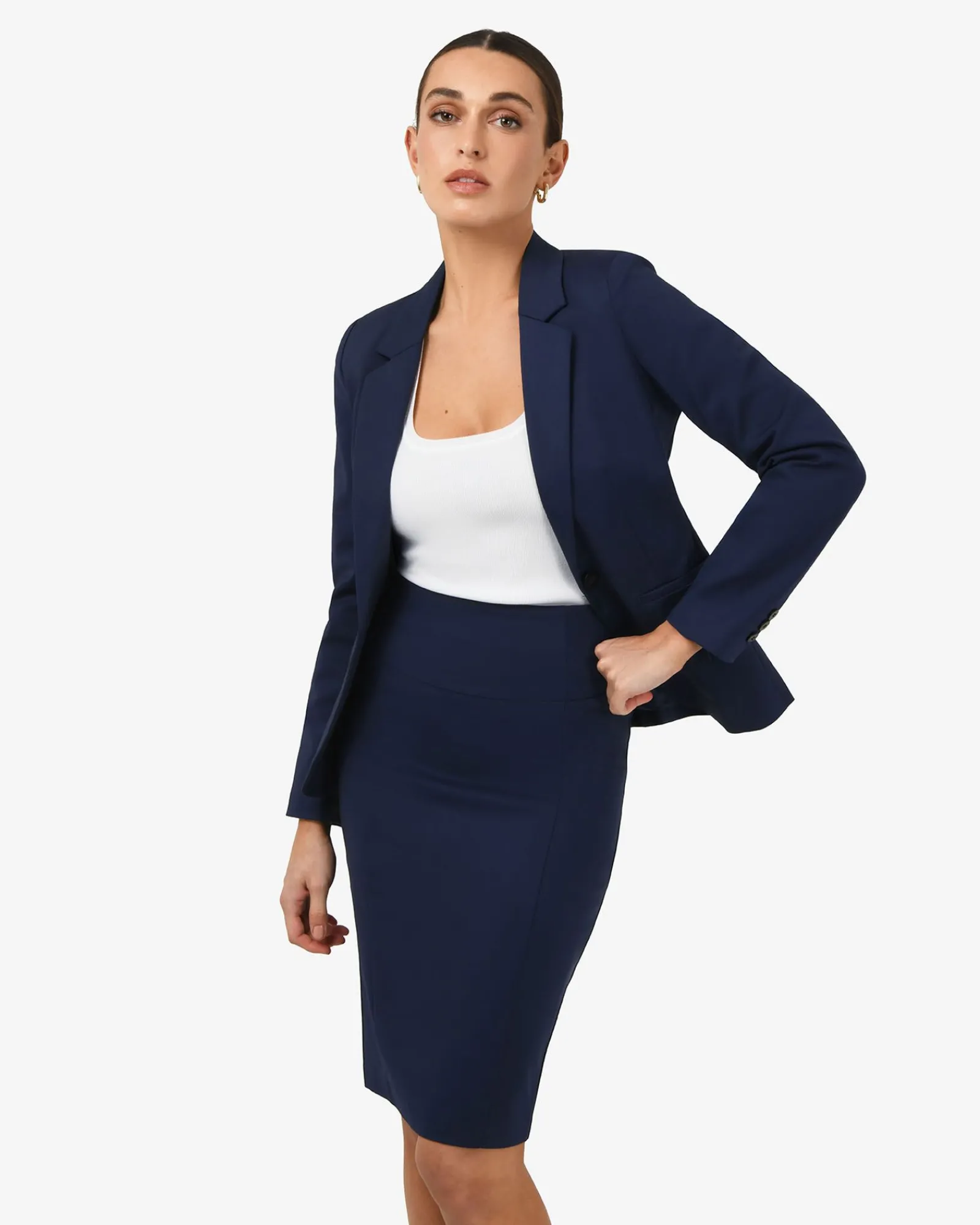 Forcast Safira Pencil Skirt* Work Skirts|Matching Sets