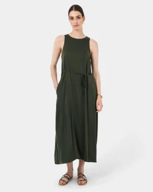 Forcast Sally Cupro Dress* Midi Dresses|Midi Dresses