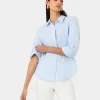 Forcast Sam Linen Relaxed Shirt* Long Sleeve Tops|Shirts & Blouses
