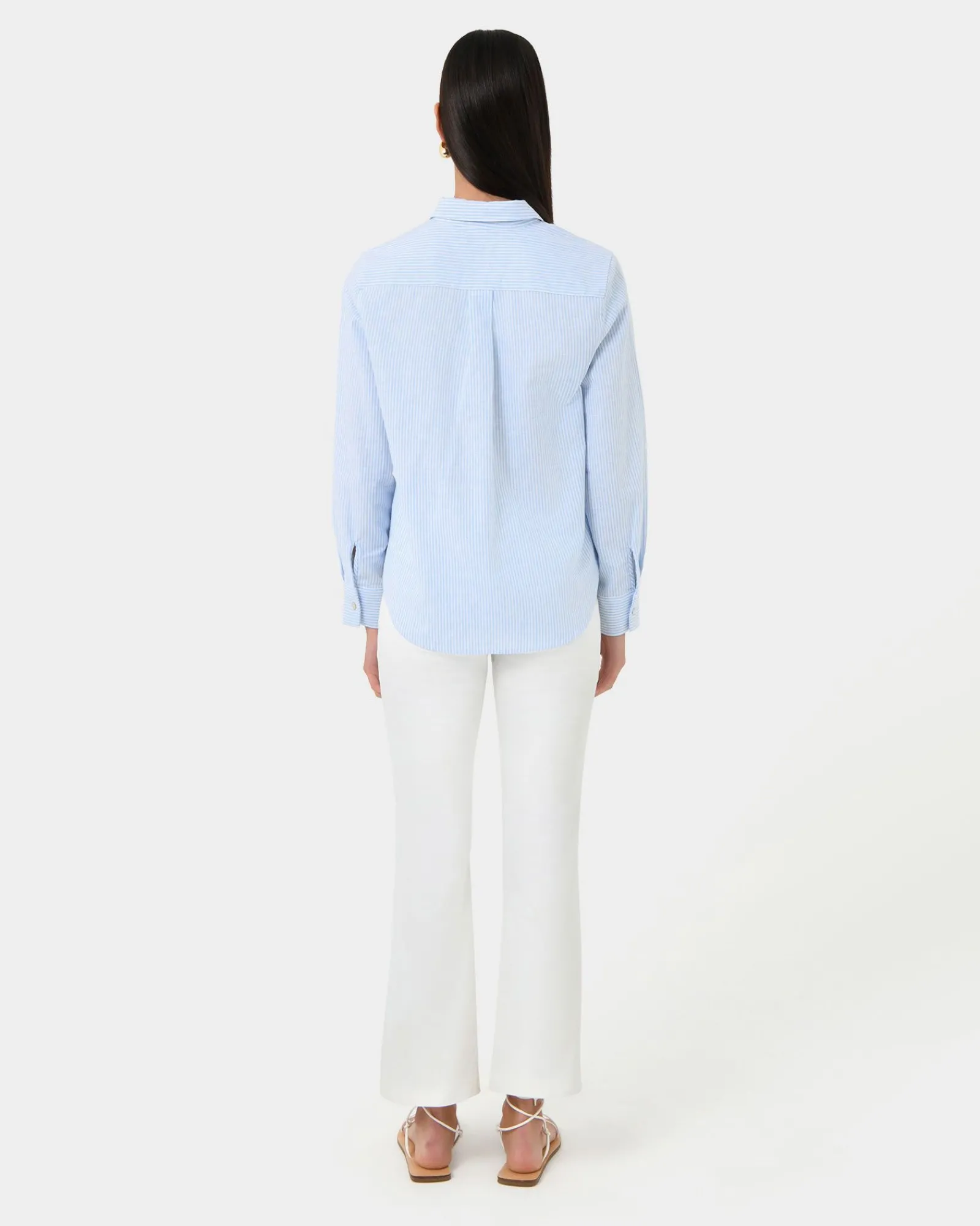 Forcast Sam Linen Relaxed Shirt* Long Sleeve Tops|Shirts & Blouses