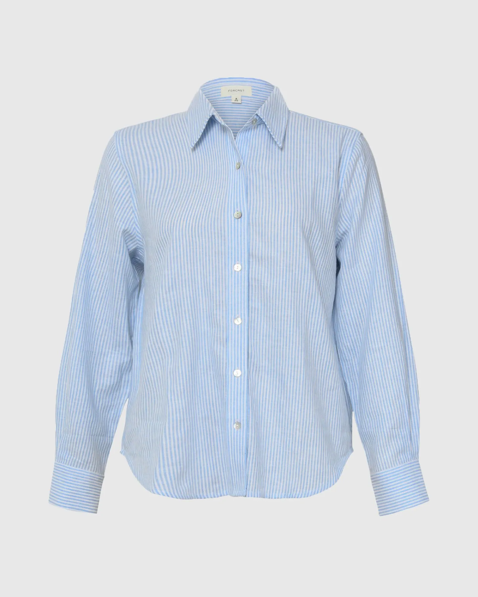 Forcast Sam Linen Relaxed Shirt* Long Sleeve Tops|Shirts & Blouses