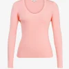 Forcast Samira Scoop Neck Knit* T-Shirts & Tops|Long Sleeve Tops