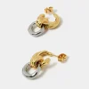 Forcast Samra Two Tone Earrings* Earrings