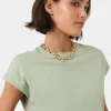 Forcast Sara Cotton Tee* T-Shirts & Tops|Work Tops
