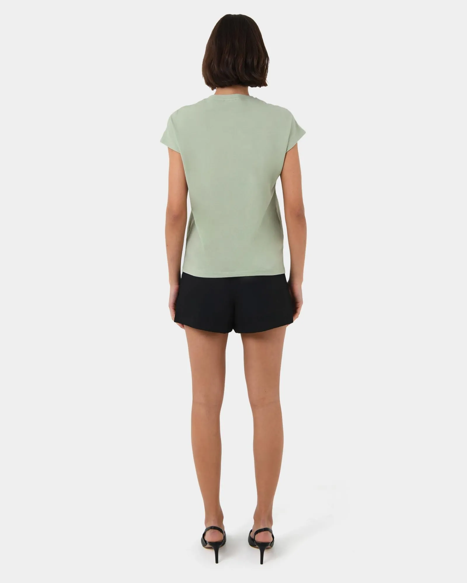 Forcast Sara Cotton Tee* T-Shirts & Tops|Work Tops