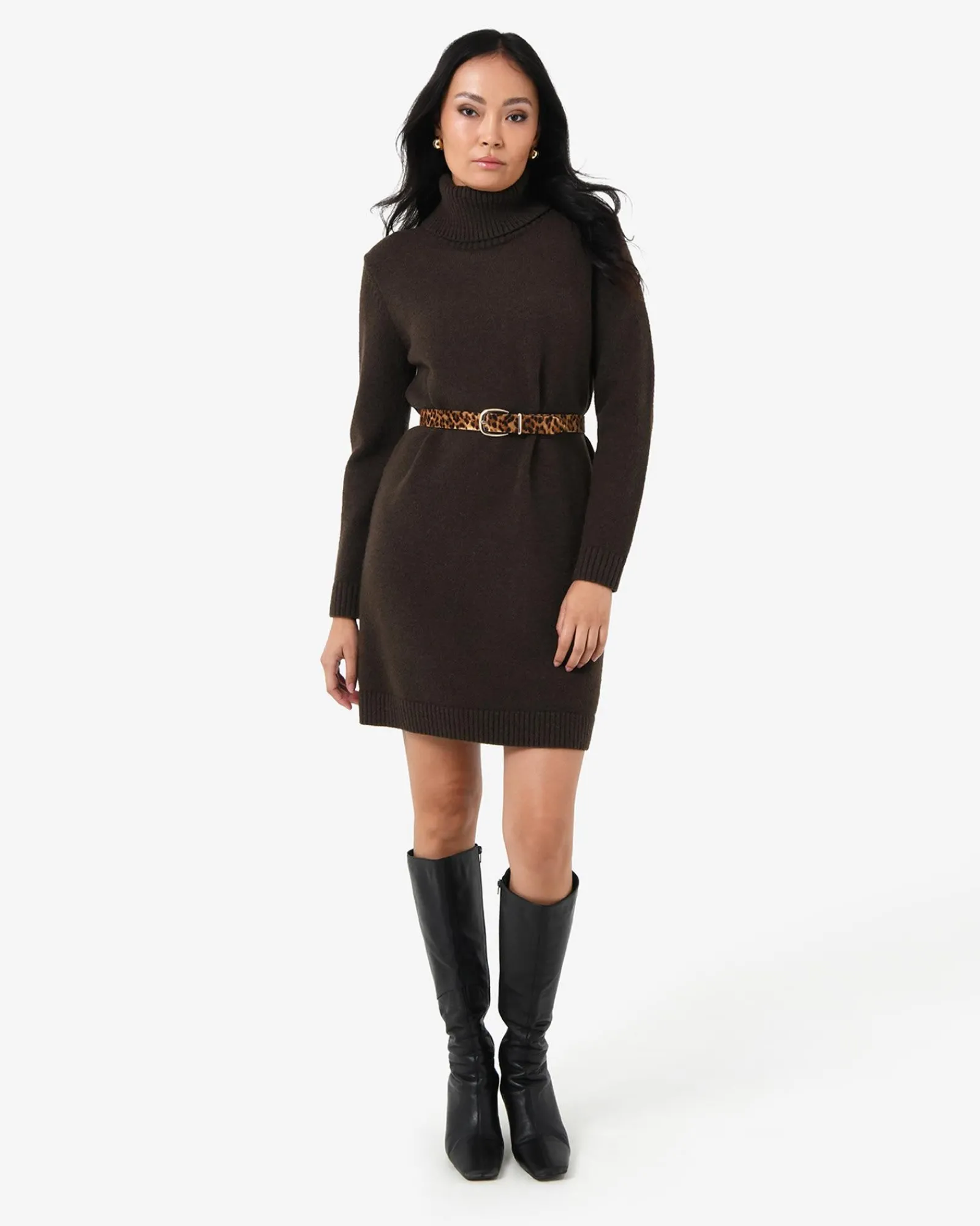 Forcast Sasha Wool Blend Knit Dress* Mini Dresses|Mini Dresses