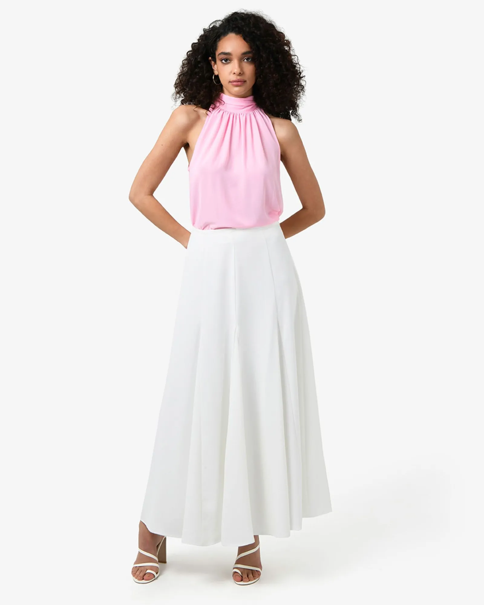 Forcast Shelby Draped Sleeveless Top* T-Shirts & Tops|Work Tops