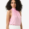 Forcast Shelby Draped Sleeveless Top* T-Shirts & Tops|Work Tops