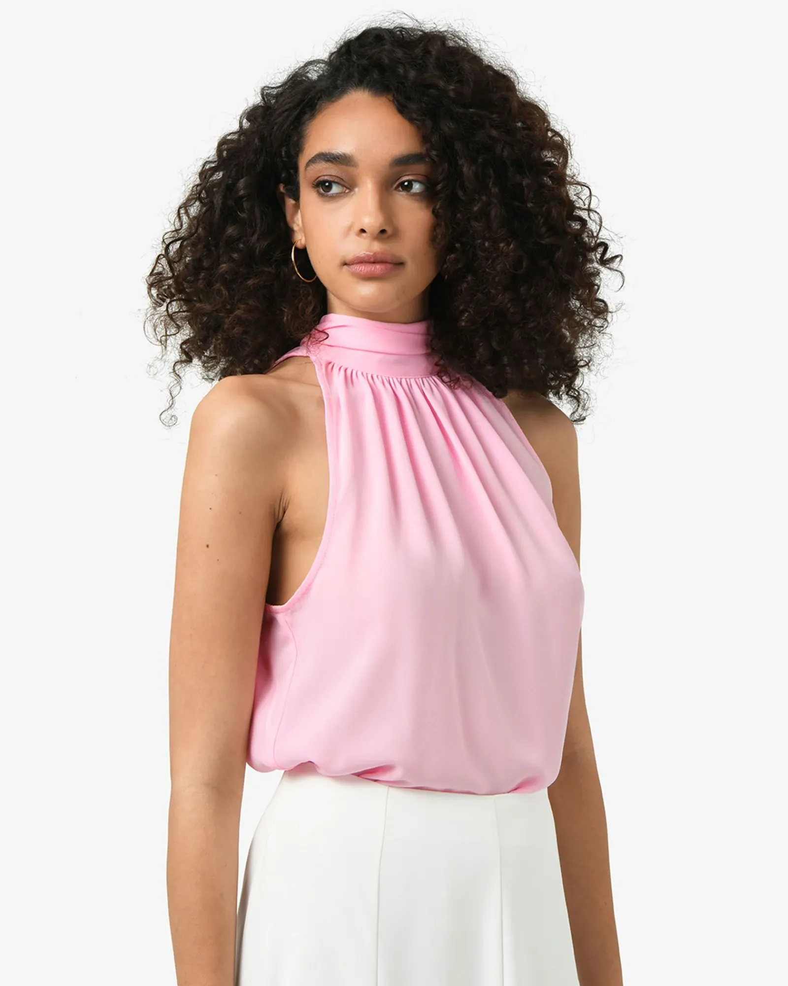 Forcast Shelby Draped Sleeveless Top* T-Shirts & Tops|Work Tops