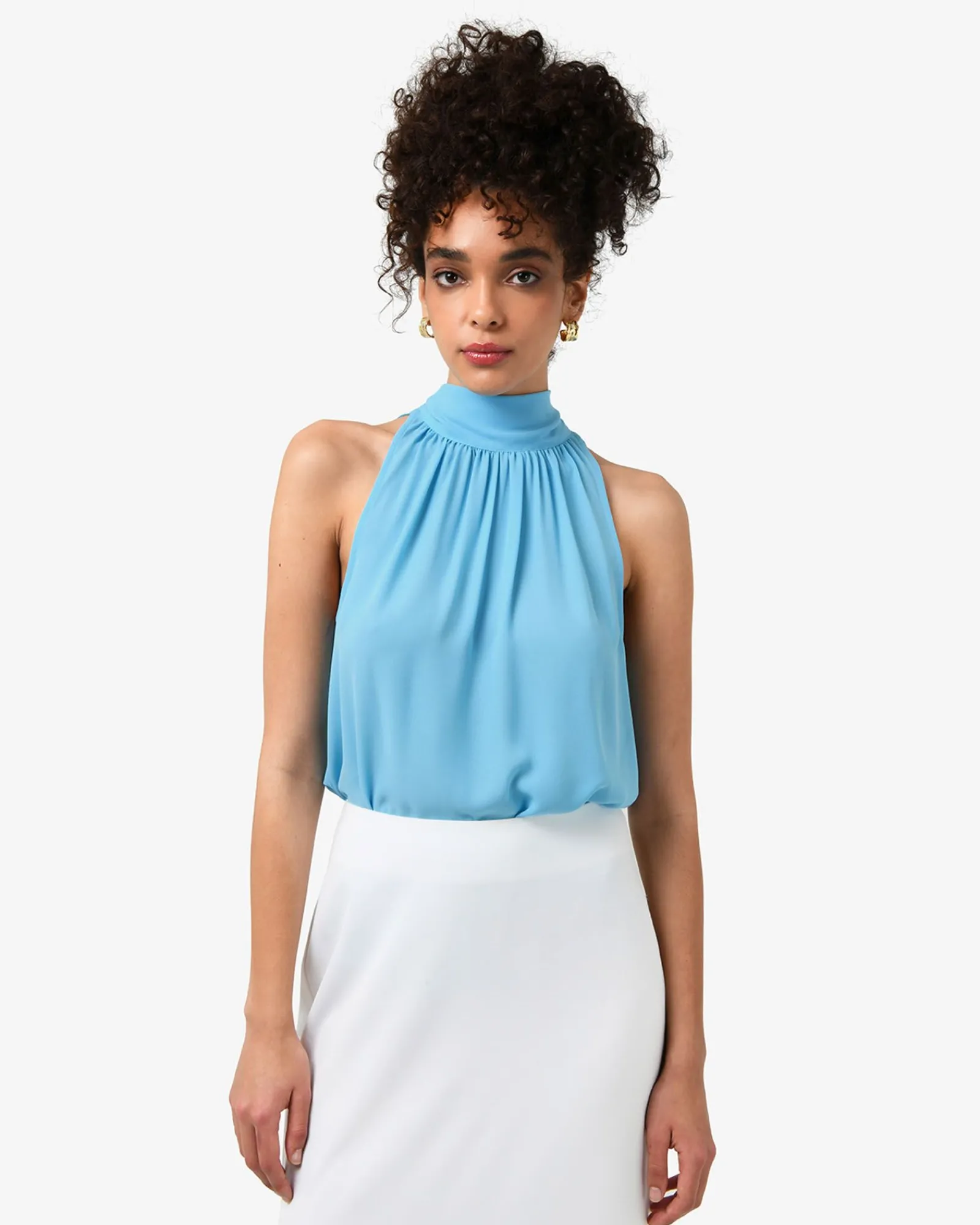 Forcast Shelby Draped Sleeveless Top* T-Shirts & Tops|Work Tops