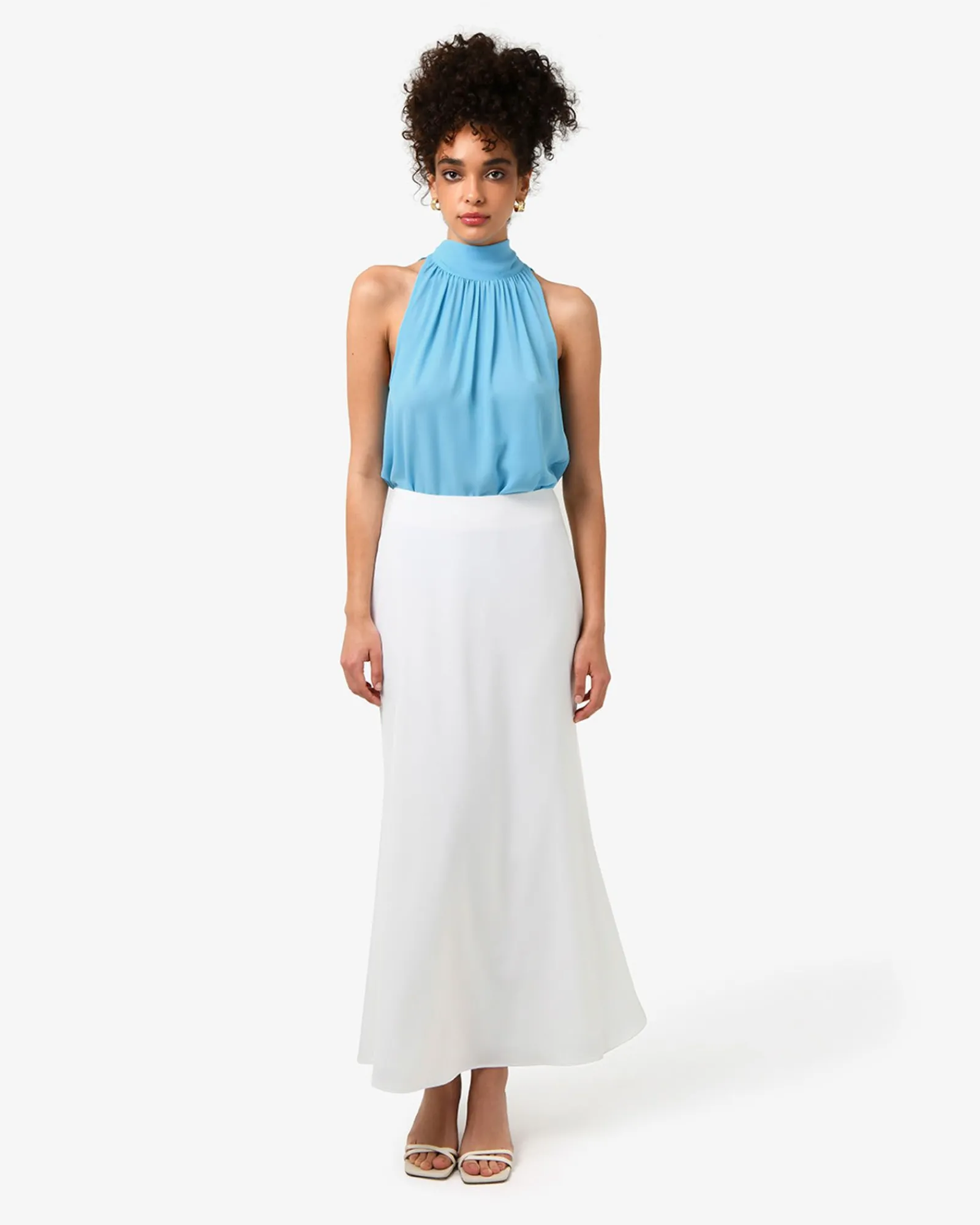 Forcast Shelby Draped Sleeveless Top* T-Shirts & Tops|Work Tops