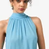 Forcast Shelby Draped Sleeveless Top* T-Shirts & Tops|Work Tops