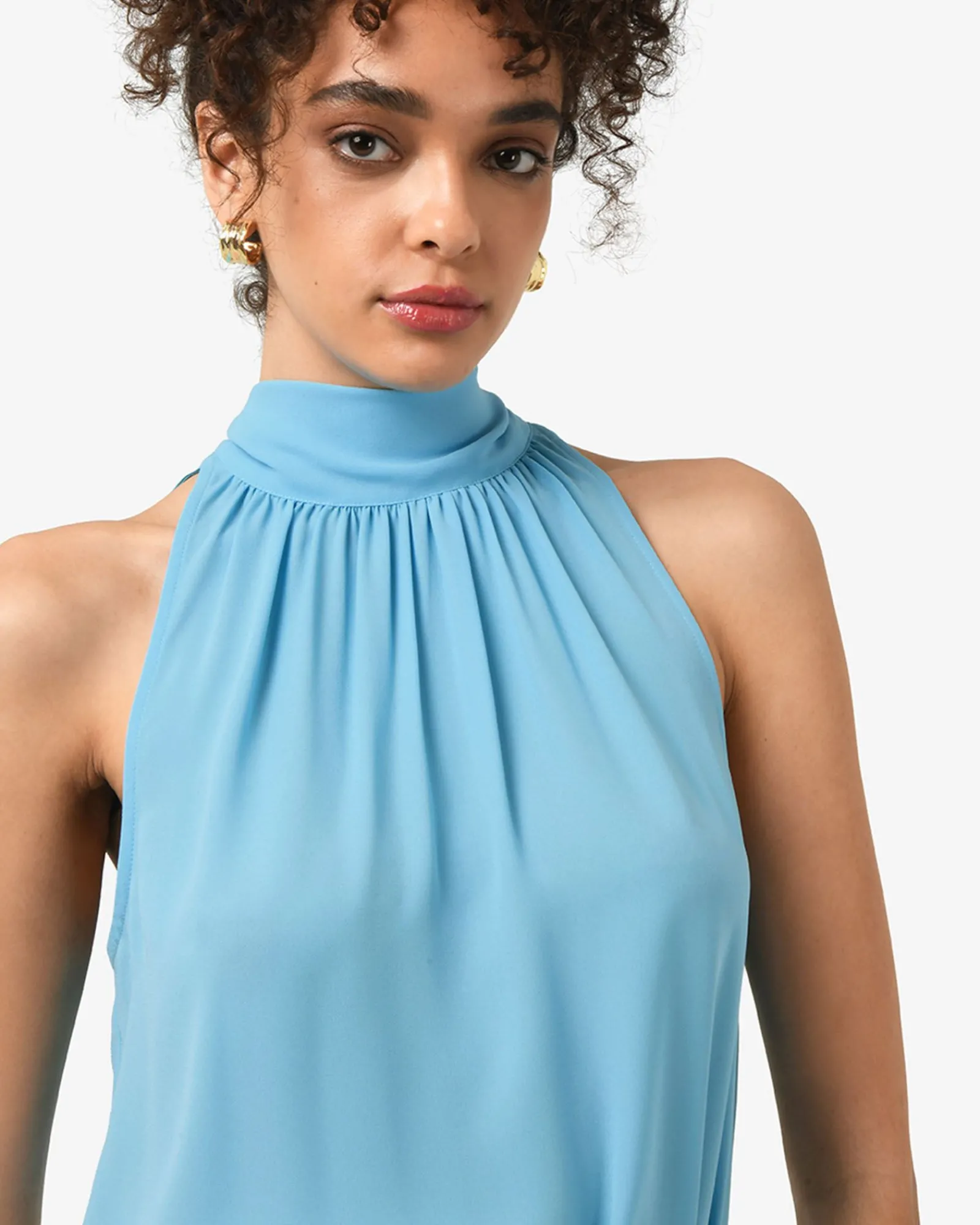 Forcast Shelby Draped Sleeveless Top* T-Shirts & Tops|Work Tops