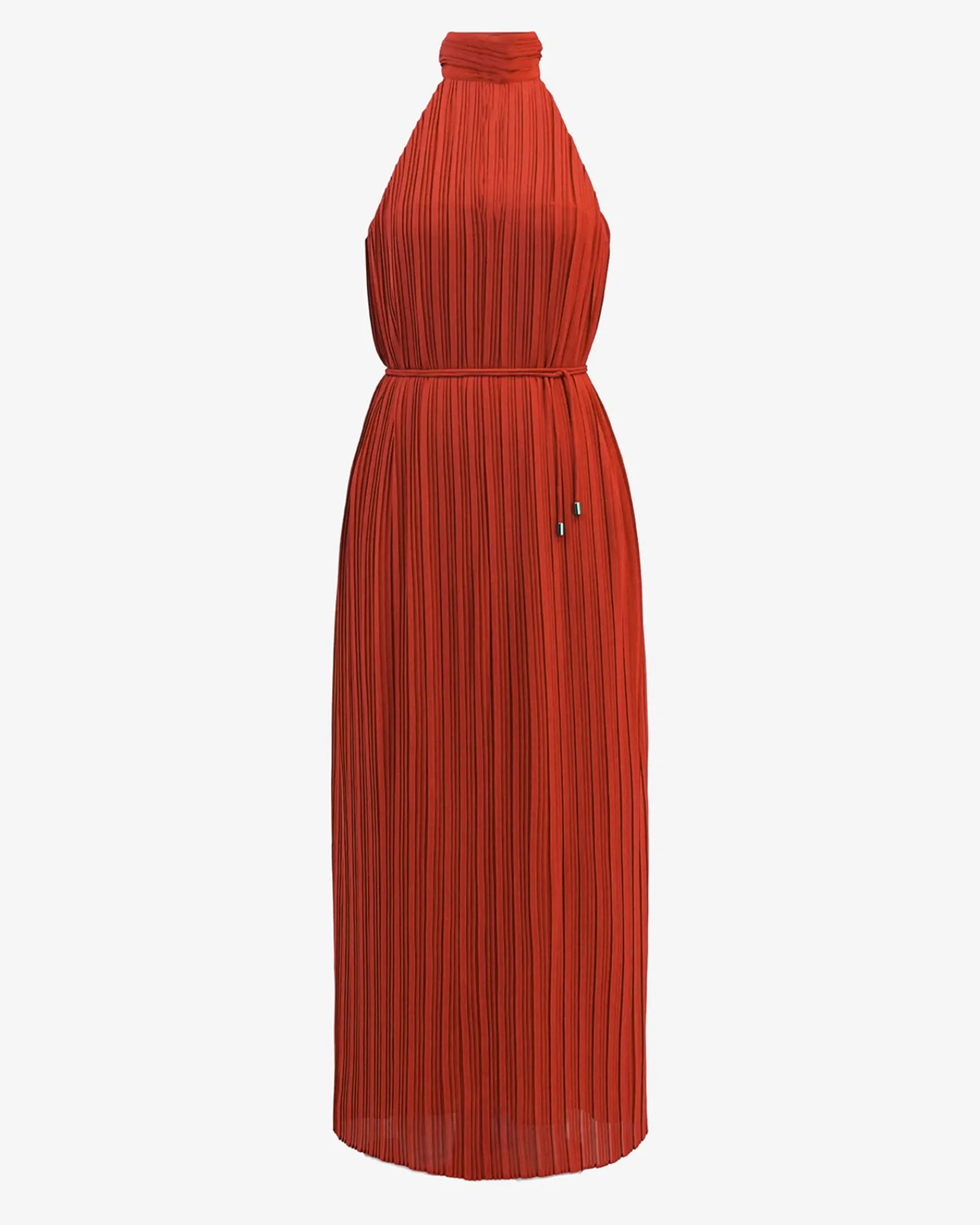 Forcast Shelly Chiffon Pleated Dress* Maxi Dresses|Maxi Dresses
