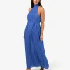 Forcast Shelly Chiffon Pleated Dress* Maxi Dresses|Maxi Dresses