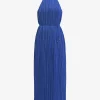 Forcast Shelly Chiffon Pleated Dress* Maxi Dresses|Maxi Dresses
