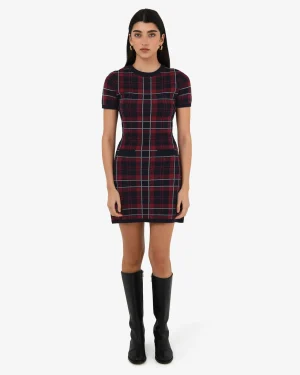 Forcast Siane Check Knit Dress* Mini Dresses|Mini Dresses