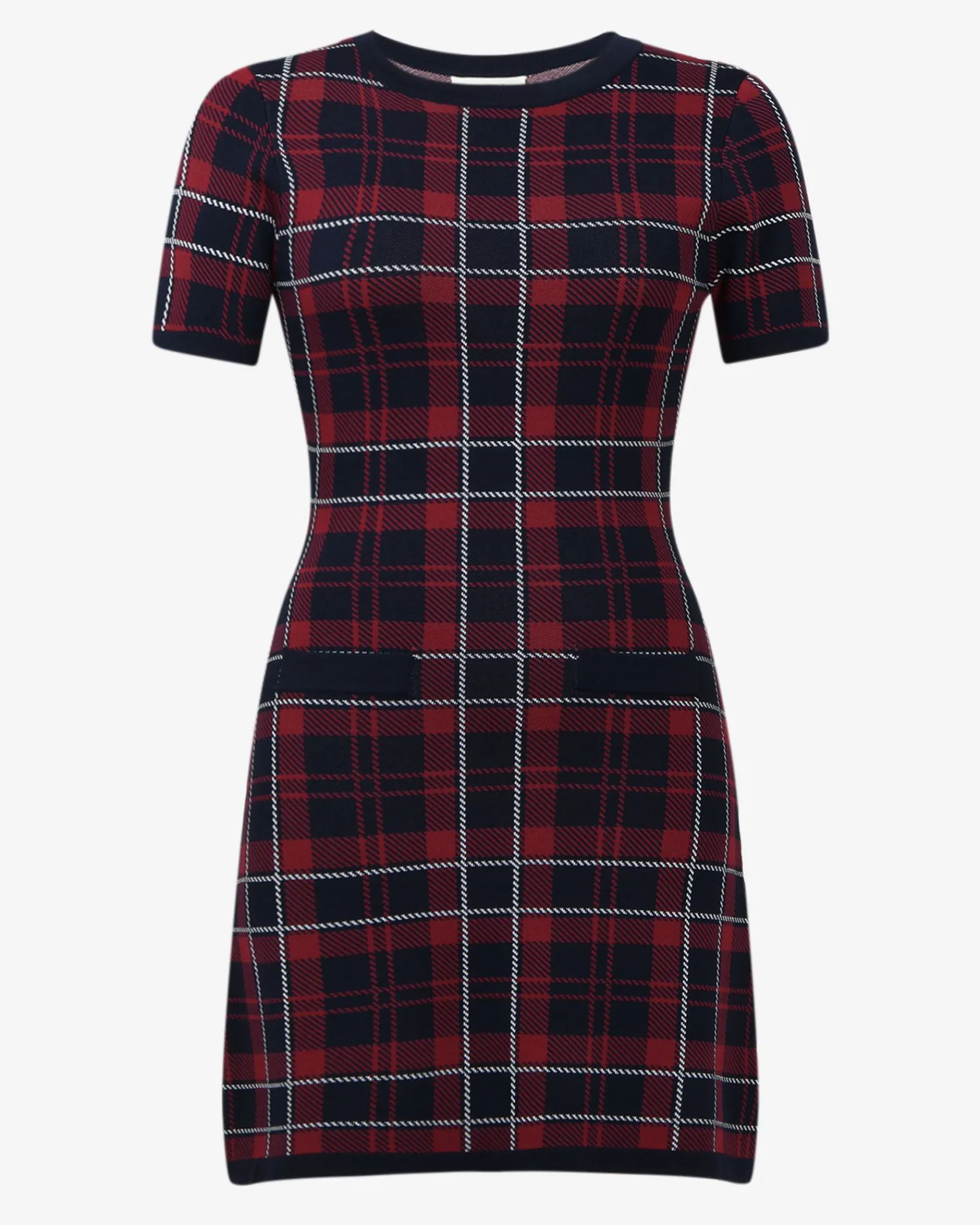 Forcast Siane Check Knit Dress* Mini Dresses|Mini Dresses