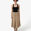 Forcast Soho Cotton & Knit Midi Dress* Conscious|Midi Dresses