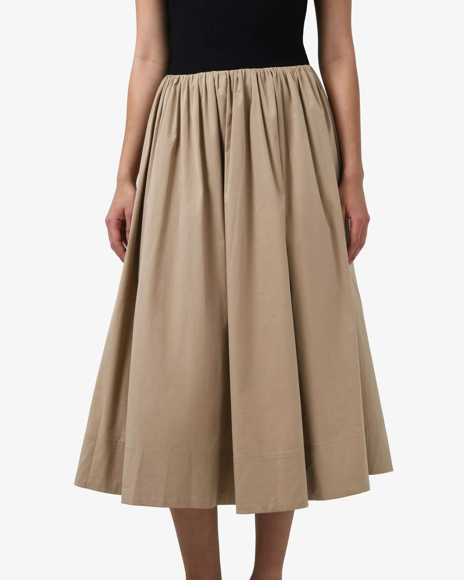 Forcast Soho Cotton & Knit Midi Dress* Conscious|Midi Dresses