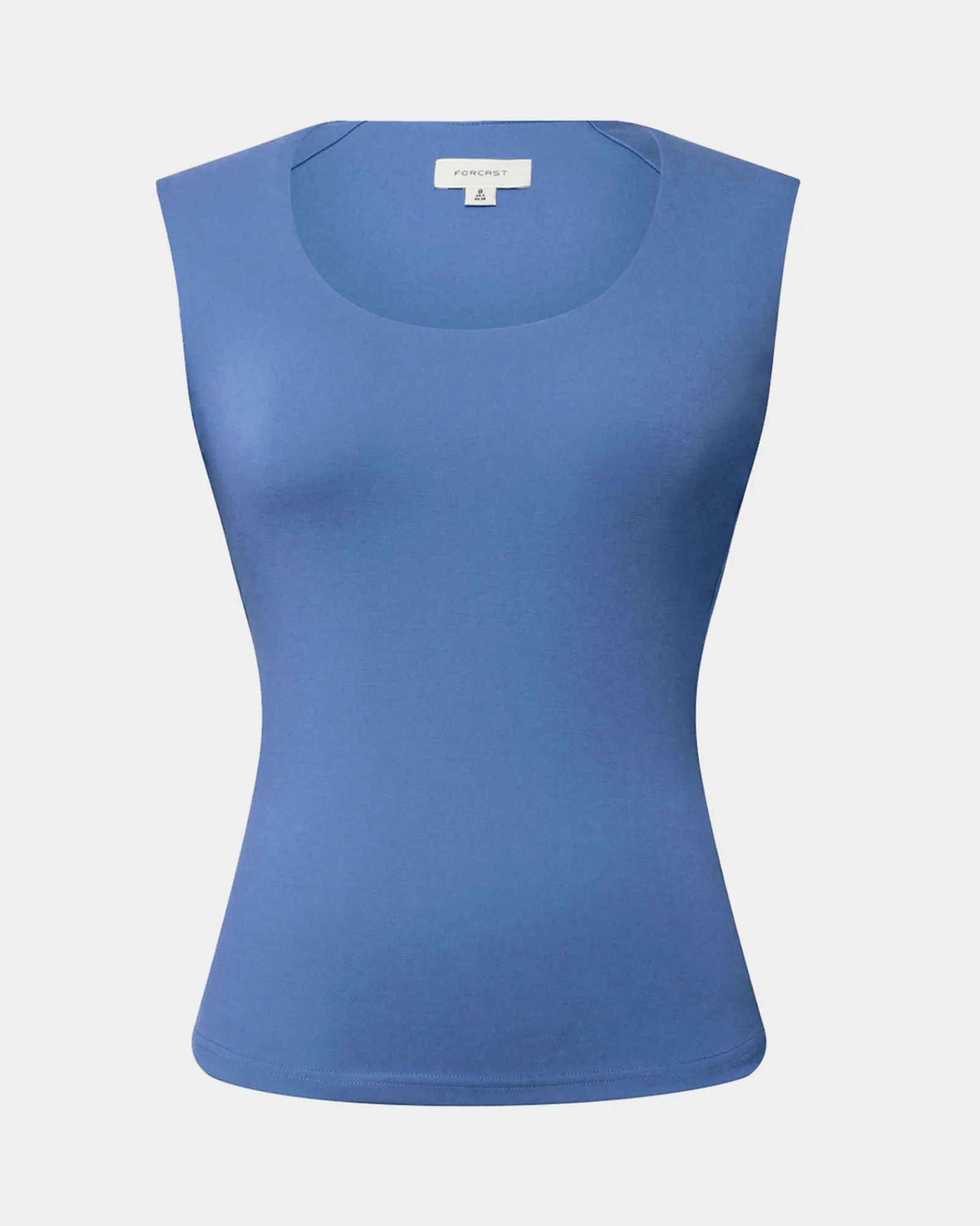 Forcast Soho Rounded Square Neck Top* T-Shirts & Tops|Work Tops