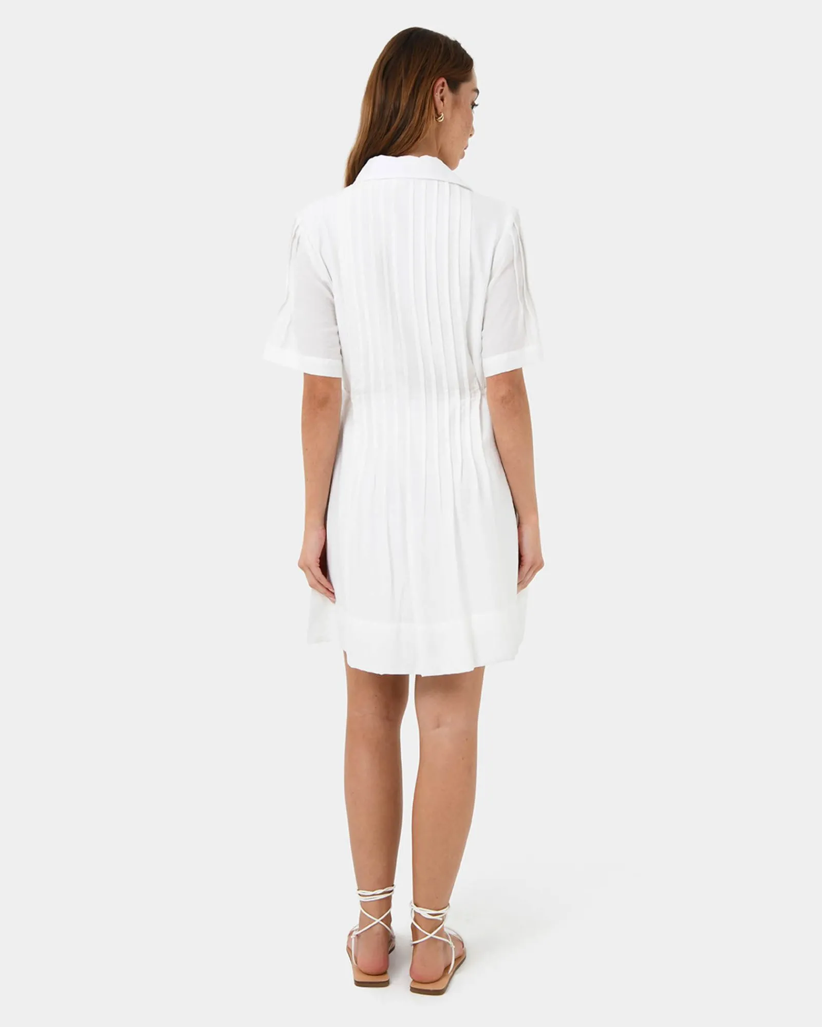 Forcast Sunshine Pleated Dress* Mini Dresses|Mini Dresses