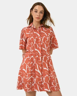 Forcast Sunshine Pleated Dress* Mini Dresses|Mini Dresses