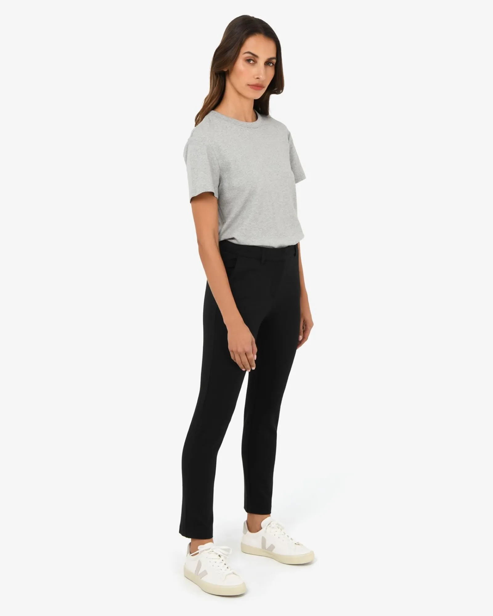 Forcast Sutton Slim Pant* Cropped Pants|High-Waisted Pants