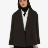 Forcast Tamara Cropped Peacoat* Coats|Work Jackets