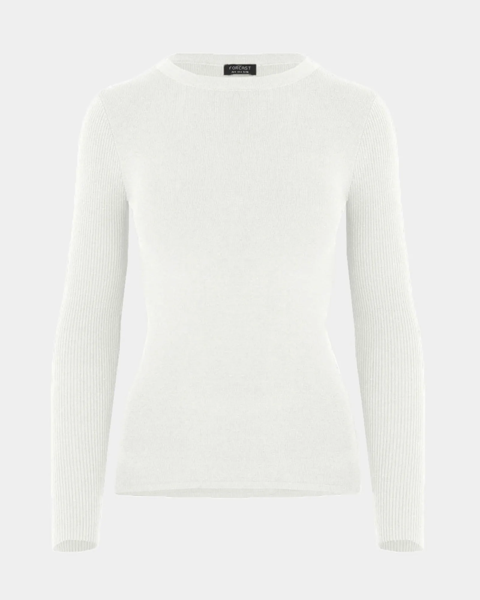 Forcast Tania Crew Neck Knit* Long Sleeve Tops|Work Tops