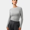Forcast Tania Crew Neck Knit* Long Sleeve Tops|Work Tops