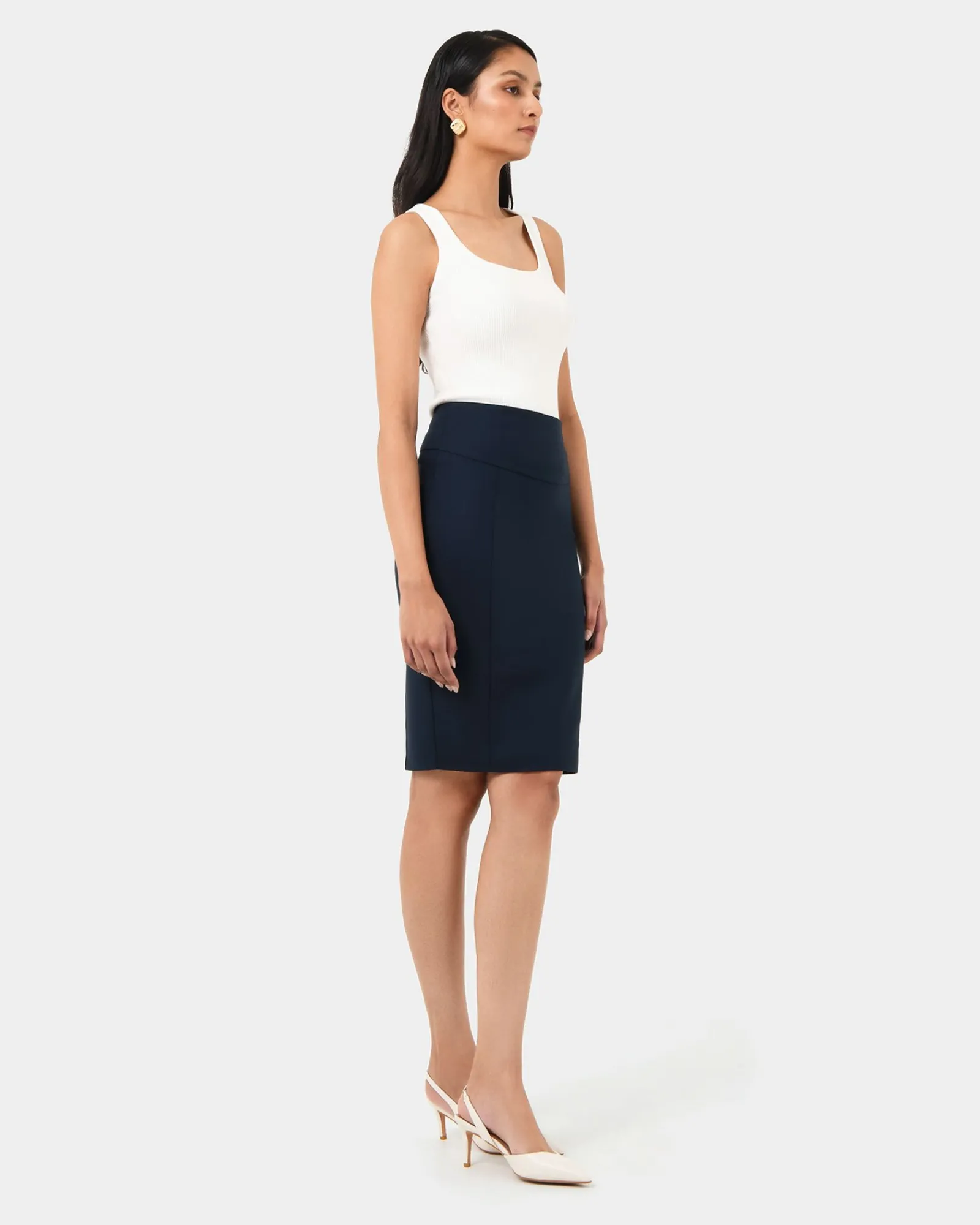 Forcast Taylor Pencil Skirt* Work Skirts|Matching Sets