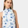 Forcast Tessie Halter Tie Top* T-Shirts & Tops|Work Tops
