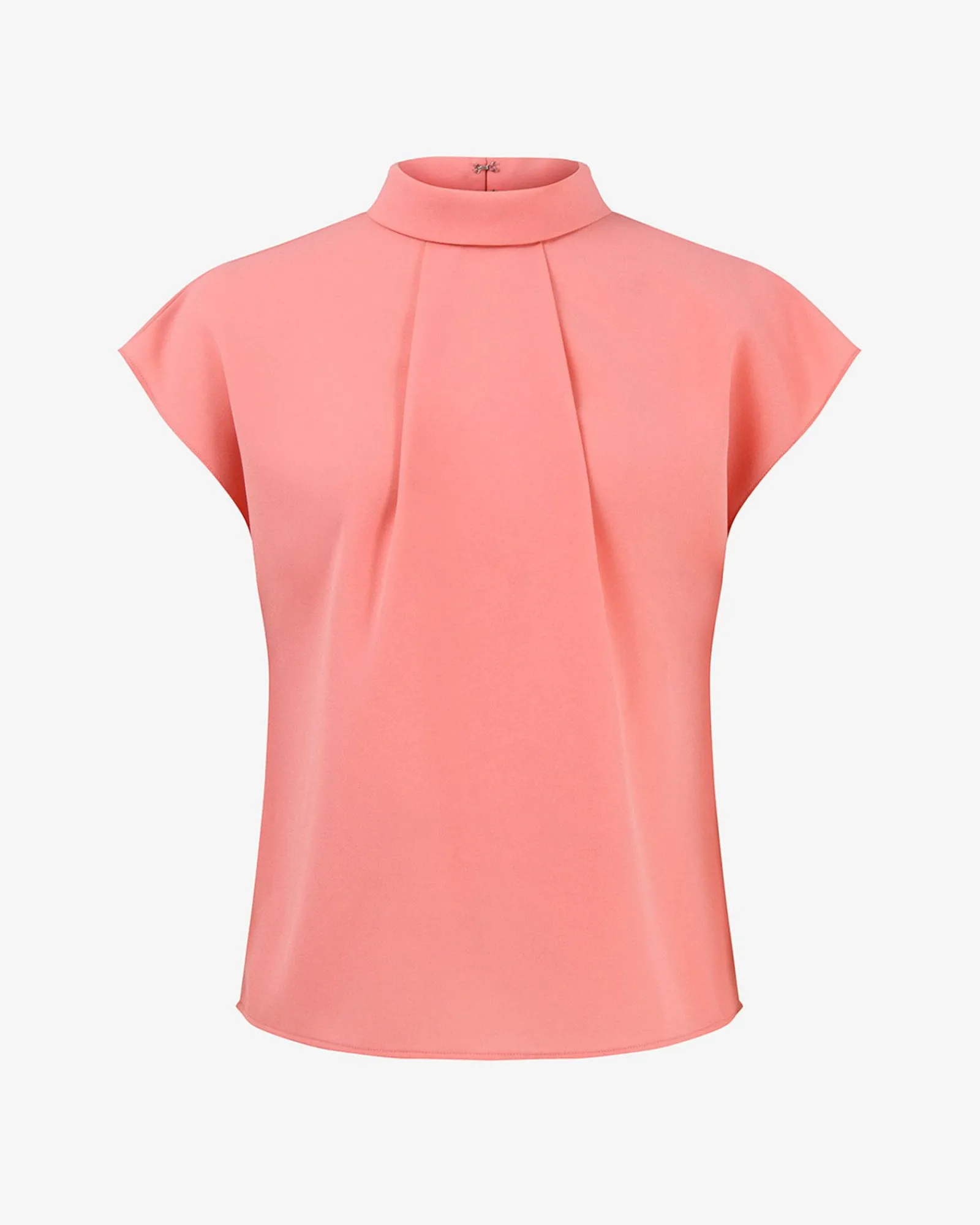 Forcast Tiara High Neck Shell Top* T-Shirts & Tops|Work Tops