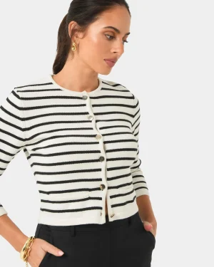 Forcast Tokyo Crop Cardigan* Long Sleeve Tops|Work Tops