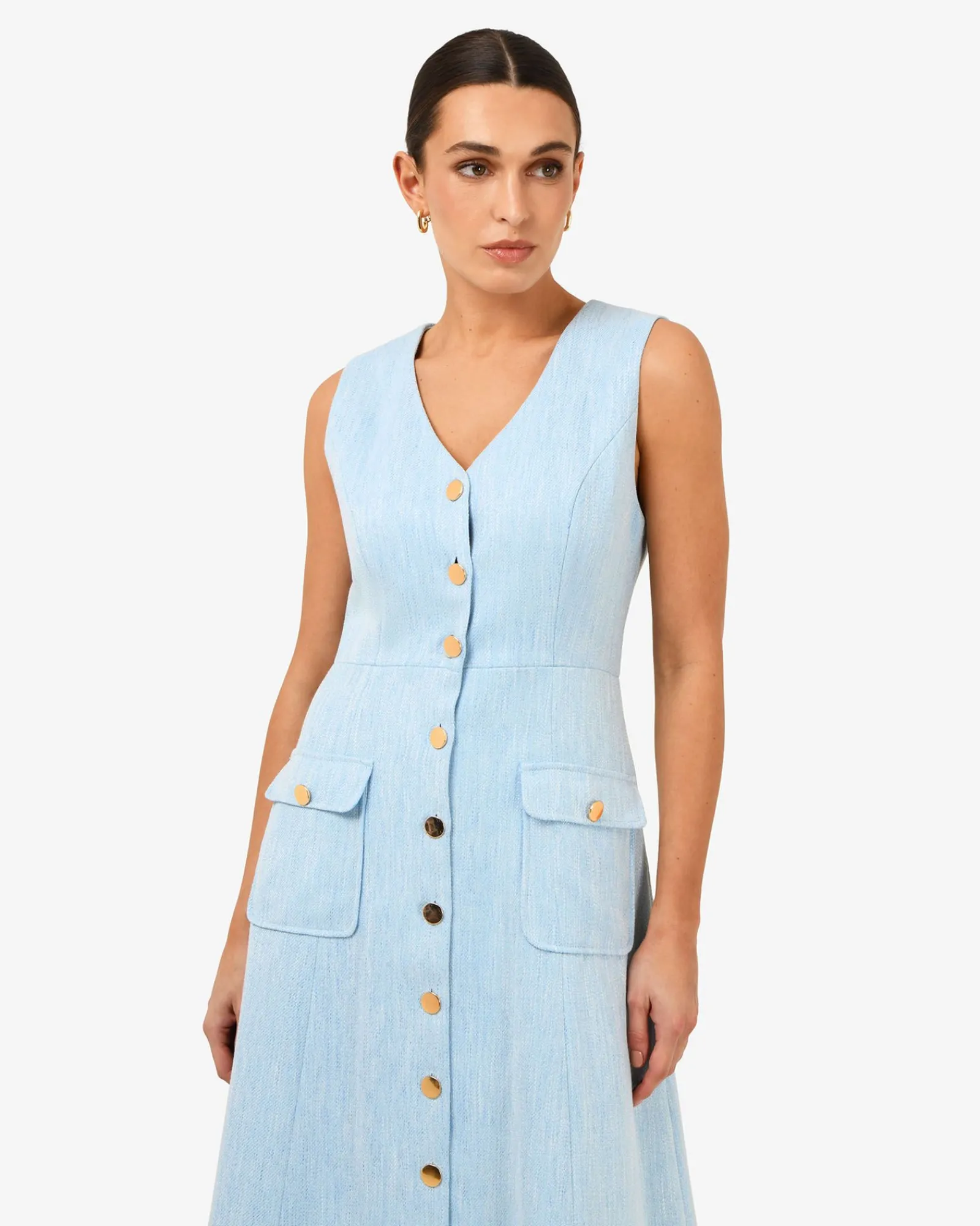 Forcast Valena Tweed Midi Dress* Midi Dresses|Midi Dresses