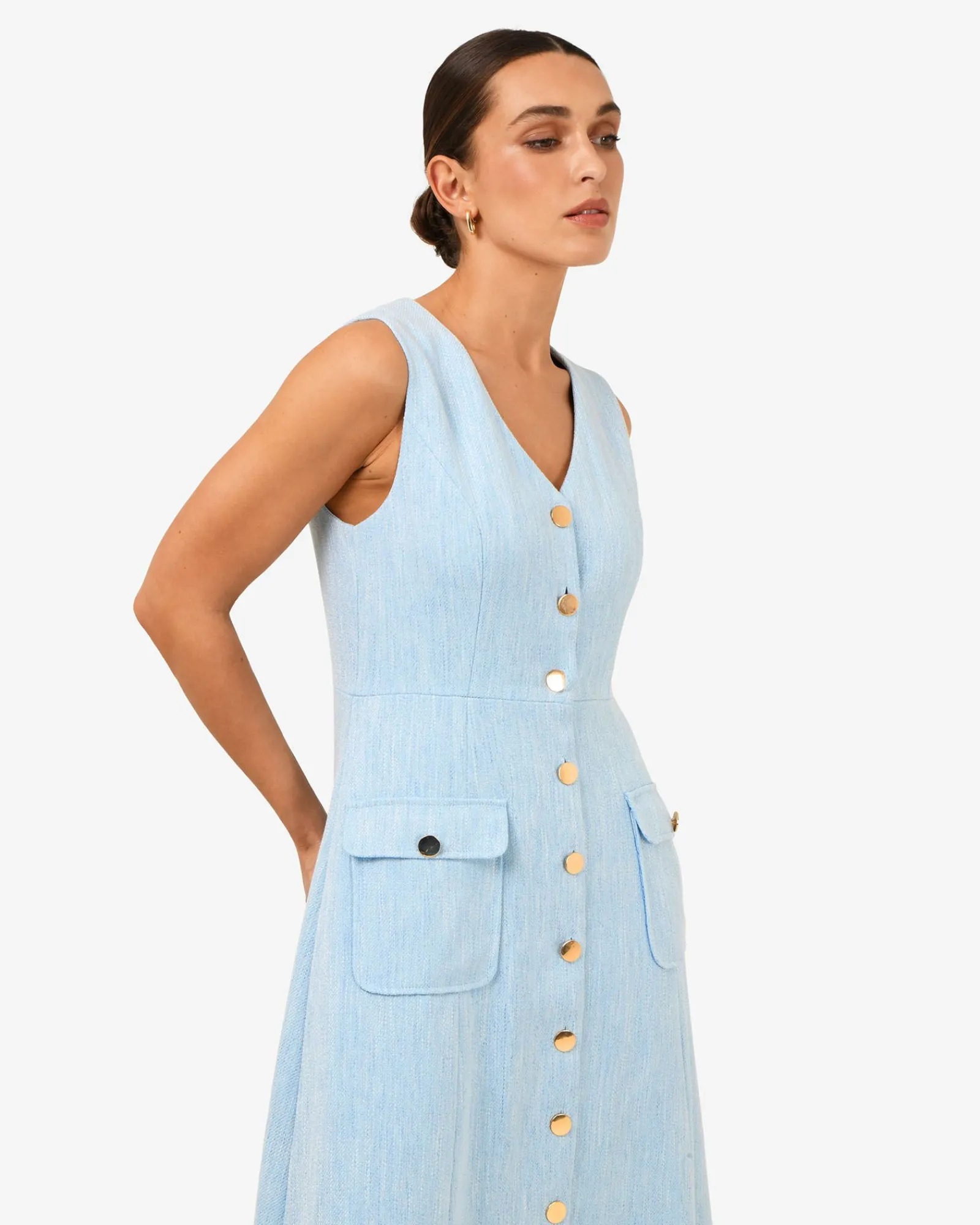 Forcast Valena Tweed Midi Dress* Midi Dresses|Midi Dresses