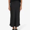 Forcast Valeria A-line Satin Skirt* Midi & Maxi Skirts|Work Skirts