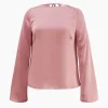Forcast Valeria Long Sleeve Top* Long Sleeve Tops|Work Tops