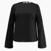 Forcast Valeria Long Sleeve Top* Work Tops|Matching Sets