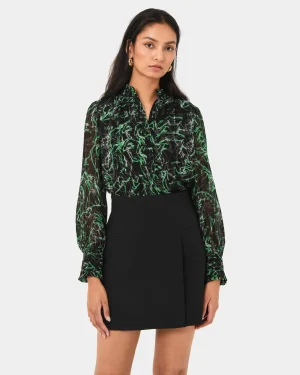 Forcast Veda Collar Blouse* Long Sleeve Tops|Shirts & Blouses