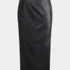 Forcast Vera Faux Leather Midi Skirt* Midi & Maxi Skirts|Work Skirts