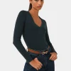 Forcast Vicky V-neck Knit* T-Shirts & Tops|Long Sleeve Tops