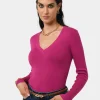 Forcast Vicky V-neck Knit* T-Shirts & Tops|Long Sleeve Tops