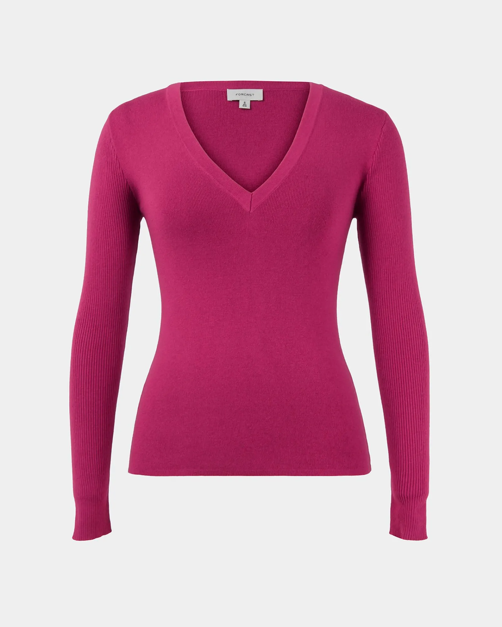 Forcast Vicky V-neck Knit* T-Shirts & Tops|Long Sleeve Tops