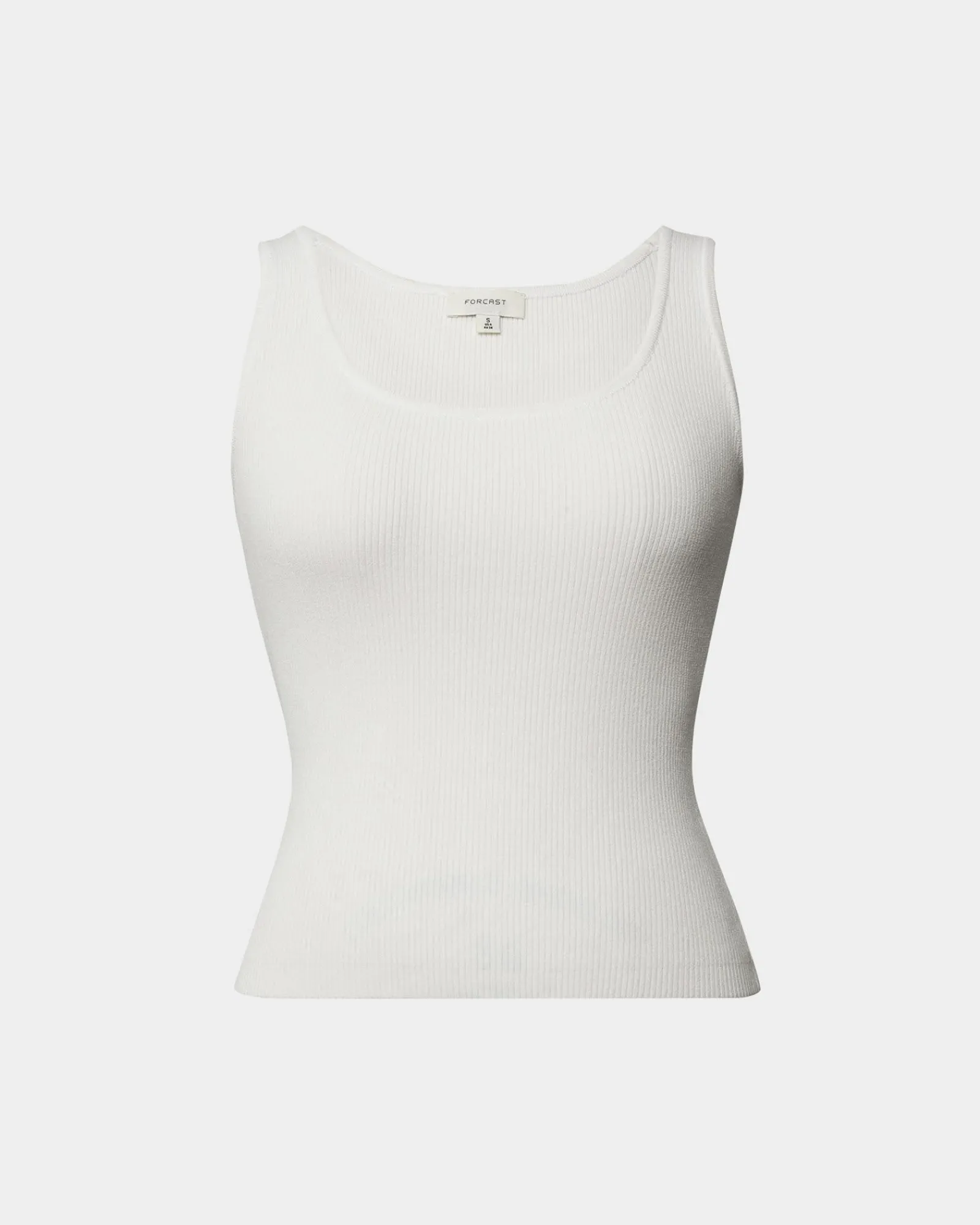 Forcast Vivi Rib Knit Tank Top* T-Shirts & Tops|Work Tops