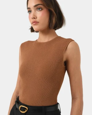 Forcast Viviana Sleeveless Knit Top* T-Shirts & Tops|Work Tops