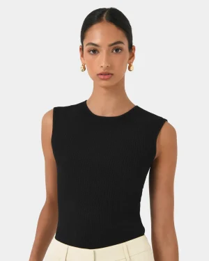 Forcast Viviana Sleeveless Knit Top* T-Shirts & Tops|Work Tops