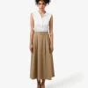 Forcast Willow Cotton Belted Skirt* Conscious|Midi & Maxi Skirts